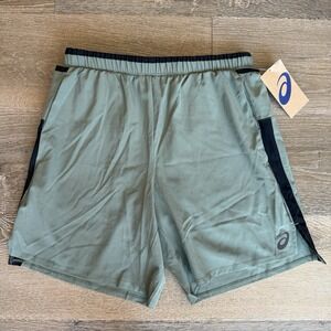 Asics Men's 7" Woven Training Texture Stretch Shorts Running Gym Size Small
